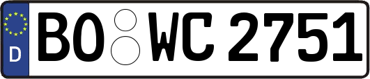 BO-WC2751