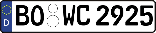 BO-WC2925