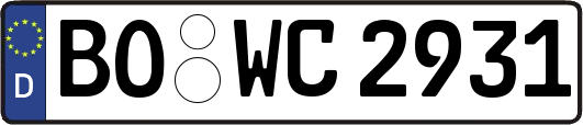 BO-WC2931