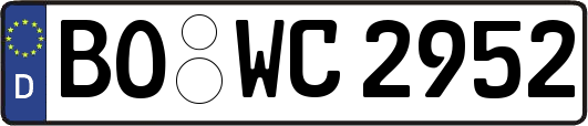 BO-WC2952