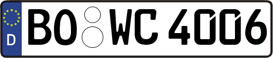 BO-WC4006