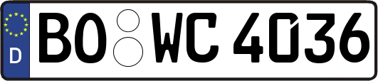 BO-WC4036