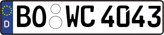 BO-WC4043