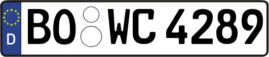 BO-WC4289