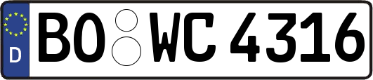 BO-WC4316