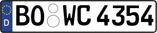BO-WC4354