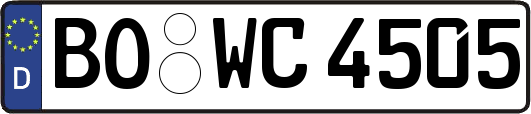 BO-WC4505