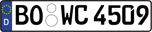 BO-WC4509