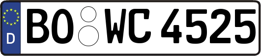 BO-WC4525
