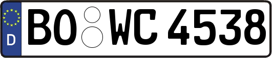 BO-WC4538