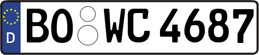 BO-WC4687
