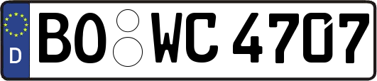 BO-WC4707