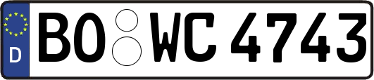 BO-WC4743