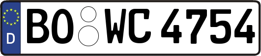 BO-WC4754