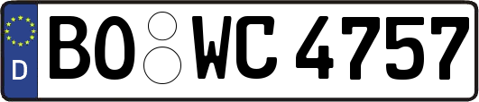 BO-WC4757