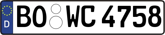 BO-WC4758
