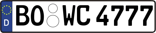 BO-WC4777