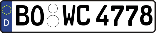 BO-WC4778