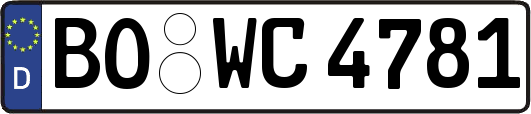 BO-WC4781