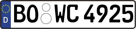 BO-WC4925