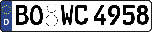 BO-WC4958