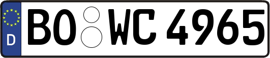 BO-WC4965