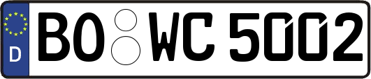 BO-WC5002