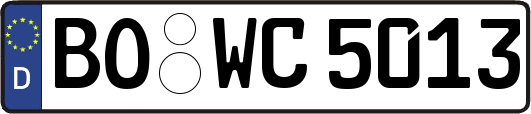 BO-WC5013