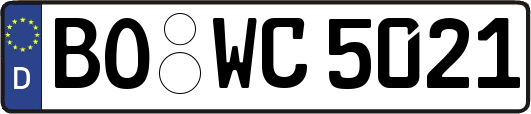BO-WC5021
