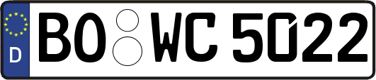 BO-WC5022