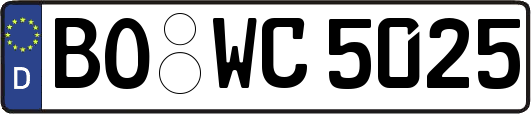 BO-WC5025