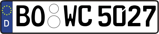BO-WC5027