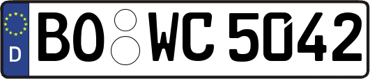 BO-WC5042