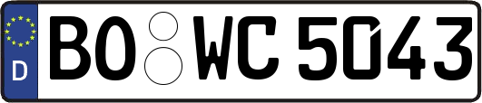 BO-WC5043