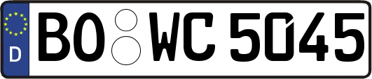 BO-WC5045