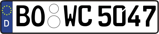 BO-WC5047