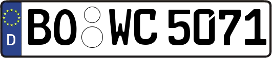 BO-WC5071