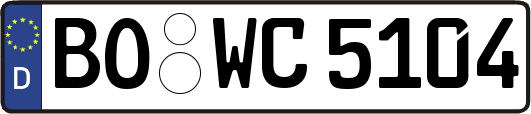 BO-WC5104