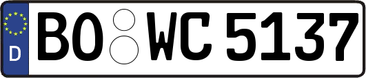 BO-WC5137