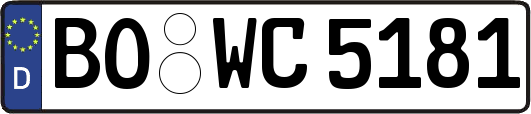 BO-WC5181