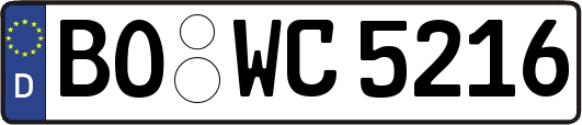 BO-WC5216