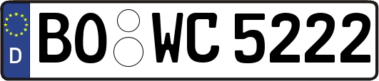 BO-WC5222