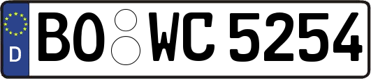 BO-WC5254