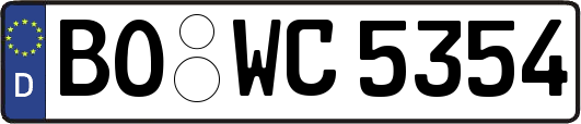 BO-WC5354