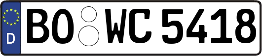 BO-WC5418