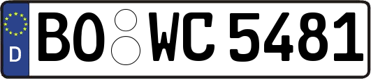BO-WC5481