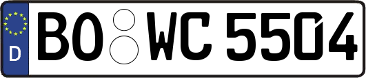 BO-WC5504