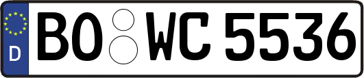 BO-WC5536