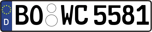 BO-WC5581