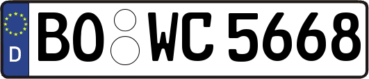 BO-WC5668